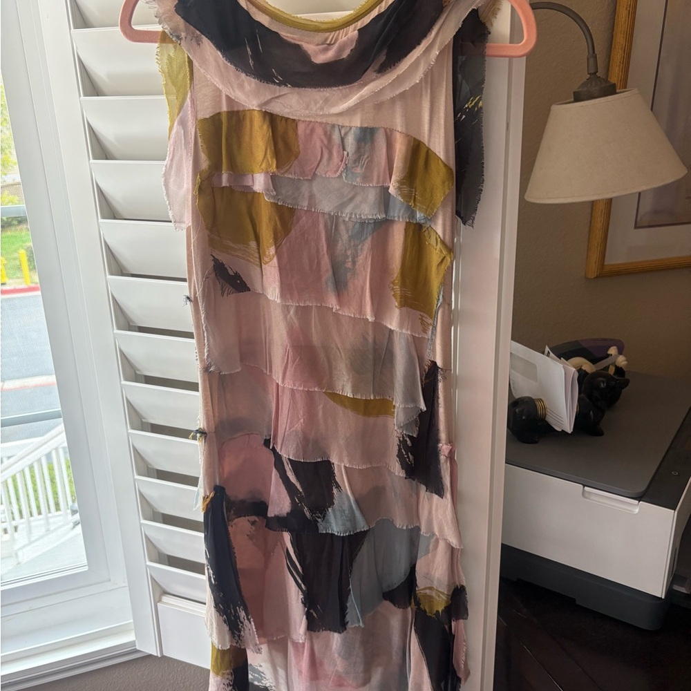 Gigi Moda Multicolor Sleeveless Women's Dress